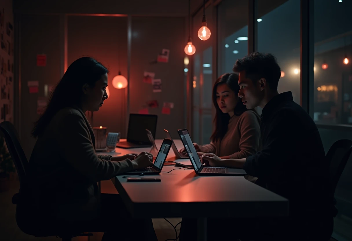 Colaboración profesional en un entorno moderno