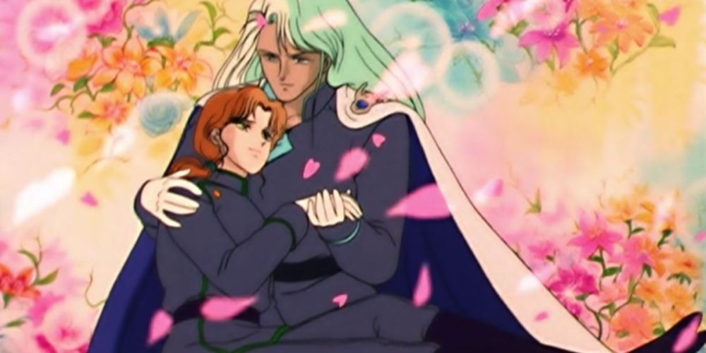 Kunzite segurando Zoisite enquanto ele morre em Sailor Moon