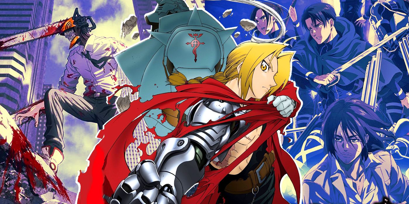 10 melhores animes como Fullmetal Alchemist