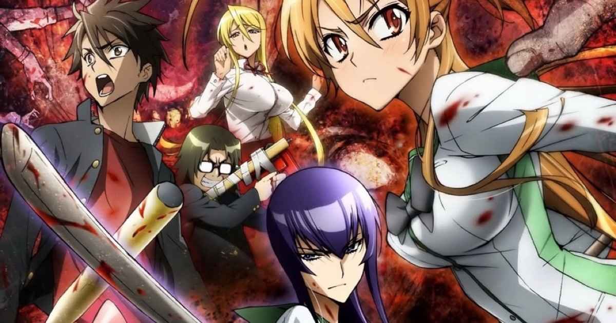 High School of the Dead – Melhor Anime de Sobrevivência