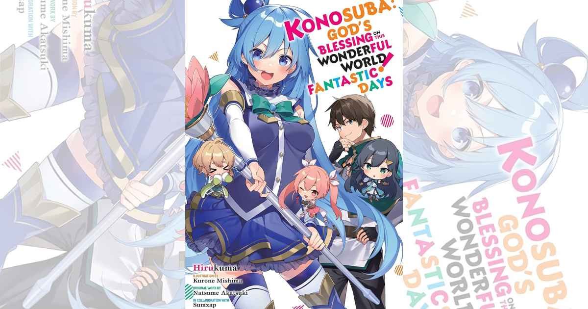 Konosuba - Melhores novelas leves de Isekai