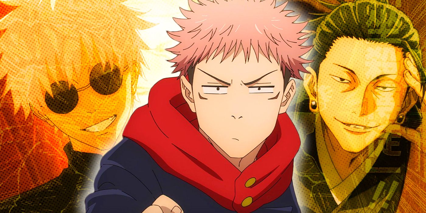 Yuji, Gojo e Geto de Jujutsu Kaisen