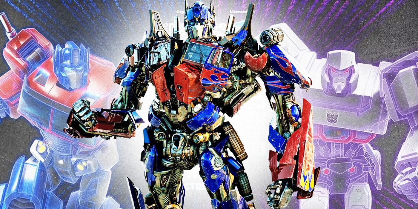 Optimus Prime e Megatron em visual promocional de Transformers Night Run