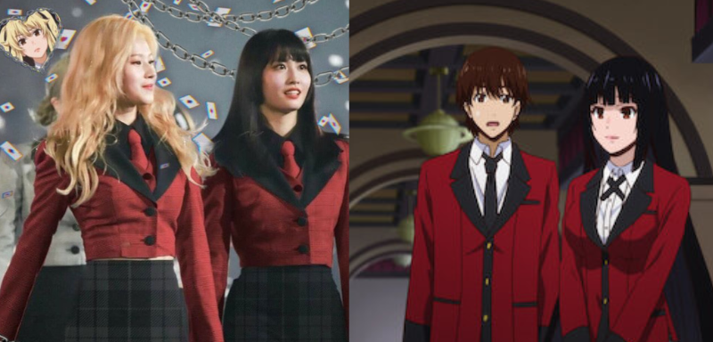 Sana e Momo (TWICE) – Kakegurui